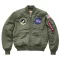 MA-1 VF NASA - sage green