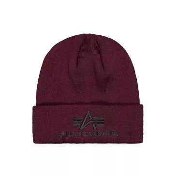 3D Beanie - dark cherry