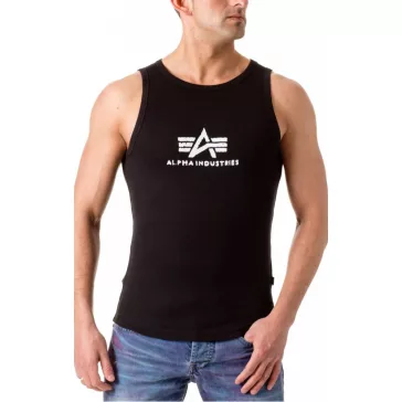 Logo Tank - black/white