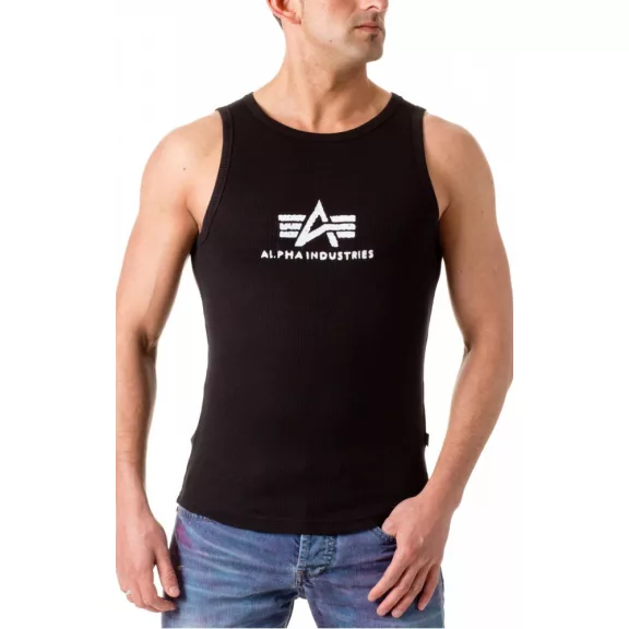 Logo Tank - black/white