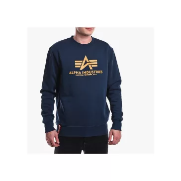 Basic Sweater - new navy/wheat