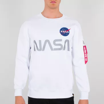 NASA Reflective Sweater - white