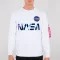 NASA Reflective Sweater - white/blue