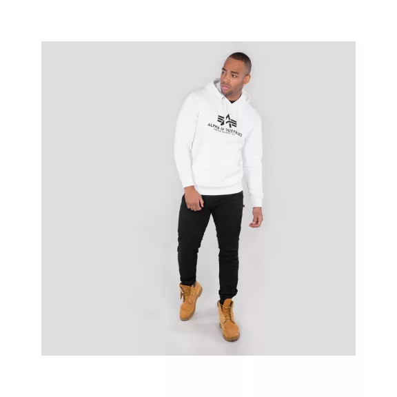 Basic Hoody - white