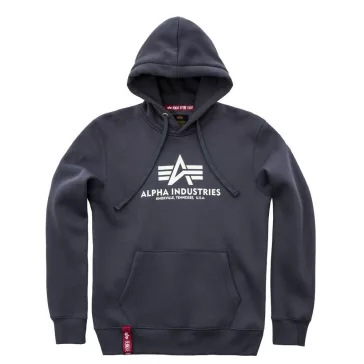Basic Hoody - greyblack