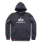 Basic Hoody - greyblack