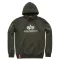 Basic Hoody - dark green