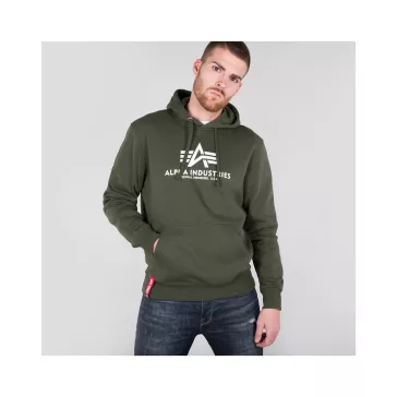 Basic Hoody - dark green