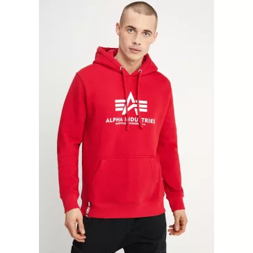 Basic Hoody - speed red