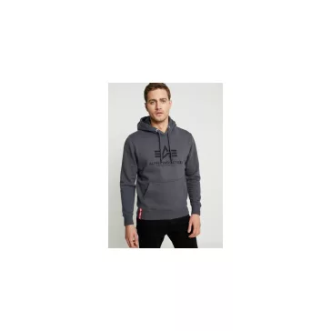 Basic Hoody - greyblack/black