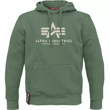 Basic Hoody - vintage green