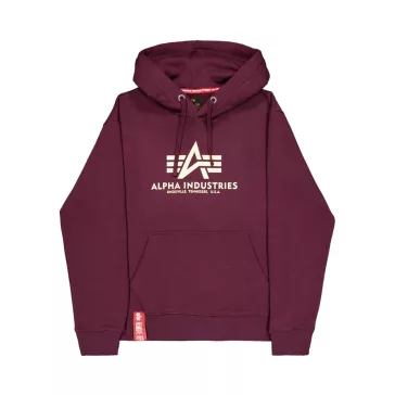 Basic Hoodie - dark cherry