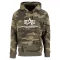 Basic Hoody Camo - olive camo
