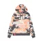 Basic Hoodie Camo - orange grey camo