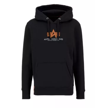 Basic Hoody Rubber - black