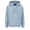 Basic Hoody Rainbow Reflective Print - greyblue