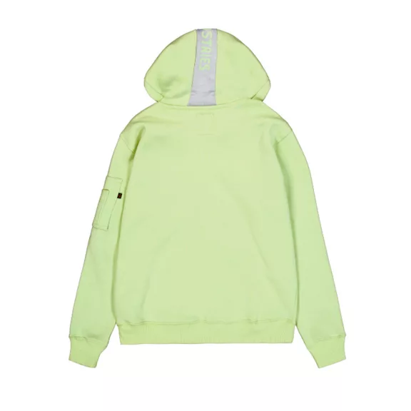 Red Stripe Hoody - arctic lime