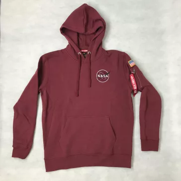 Space Shuttle Hoody - burgundy
