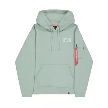 Back Print Hoodie - frost green
