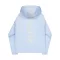 Back Print Hoodie - artic blue