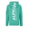 Back Print Hoody - atomic green