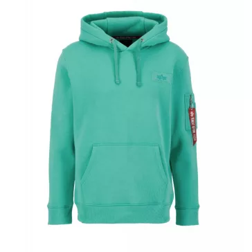 Back Print Hoody - atomic green