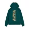 Back Print Hoodie - force green