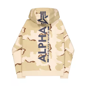 Back Print Hoodie - desert camo 91