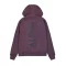 Back Print Hoodie Rainbow Refl.Print - plum