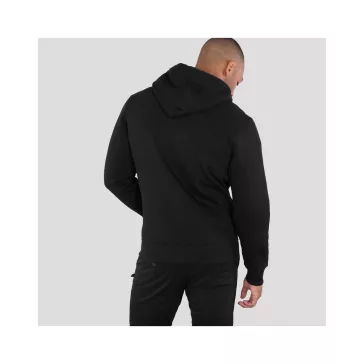 Basic Zip Hoody - black
