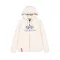 Basic Zip Hoodie - vintage white