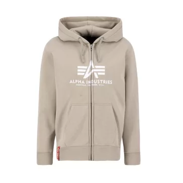 Basic Zip Hoody - vintage sand