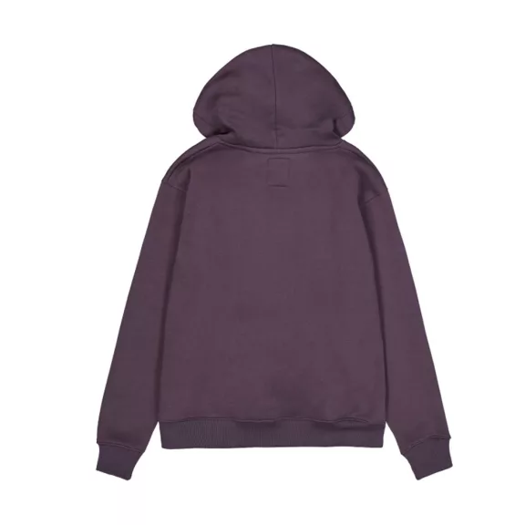 Basic Zip Hoody - plum