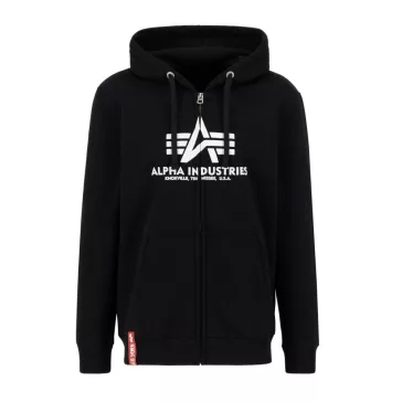 Basic Zip Hoody PP - black