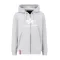 Basic Zip Hoody PP - pastel grey