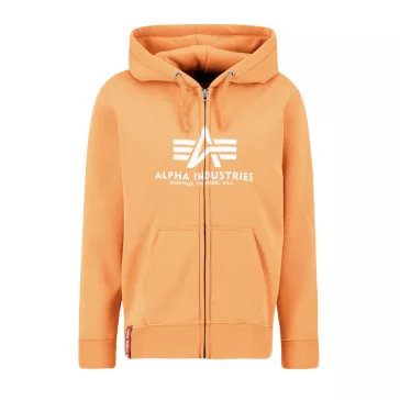 Basic Zip Hoody PP - tangerine