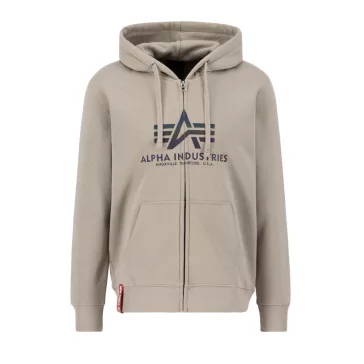 Basic Zip Hoody Rainbow Reflective - vintage sand
