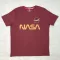 NASA Reflective T - burgundy/shiny gold
