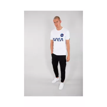 NASA Reflective T - white/blue