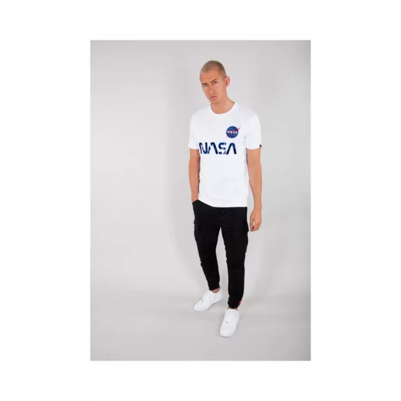 NASA Reflective T - white/blue