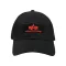Velcro Cap II - black/red