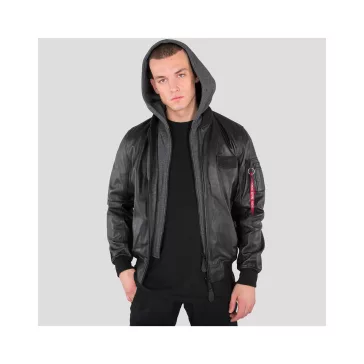MA-1 D-Tec Leather LW - black/black