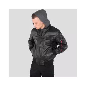 MA-1 D-Tec Leather LW - black/black