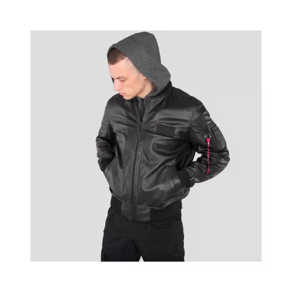 MA-1 D-Tec Leather LW - black/black