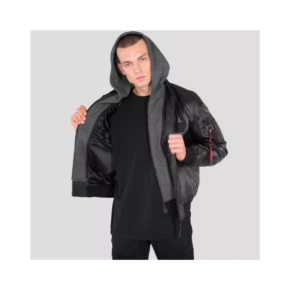 MA-1 D-Tec Leather LW - black/black