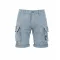 CREW SHORT PATCH - greyblue