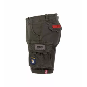 CREW SHORT PATCH - greyblack