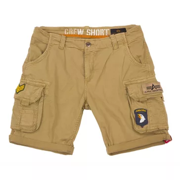 CREW SHORT PATCH - Sand
