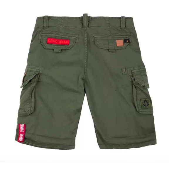CREW SHORT PATCH - dark olive