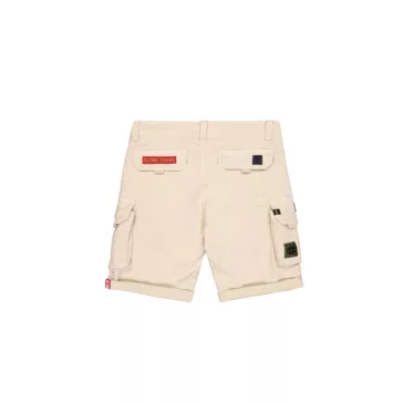 CREW SHORT PATCH - vintage white